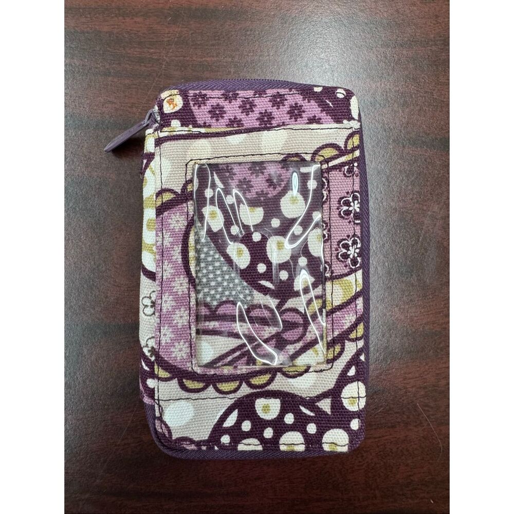 Thirty-One Purple Paisley Printed Wristlet Wallet